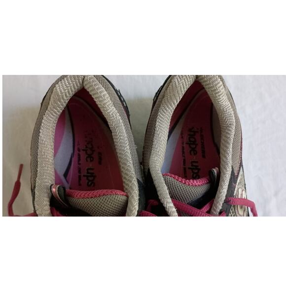 Skechers Shape Ups Women's Size 10 Blue/ Pink/ Gray - Picture 4 of 10